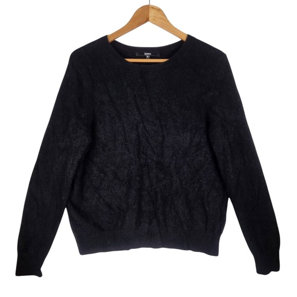Quince Sweaters - Quince Sweater Women's XL Black Mongolian Cashmere Crewneck Quiet Luxury